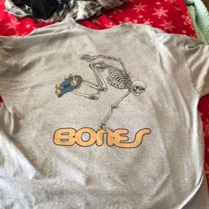 Bones skate boarding T shirt